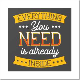 Unlock Your Potential: Everything You Need Is Already Inside You Posters and Art